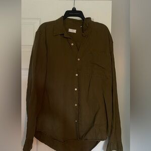 Army Green Buttons Down Men’s
